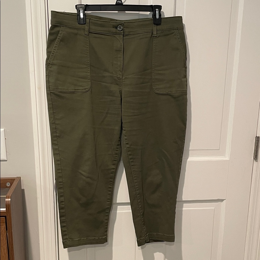 Croft & Barrow Olive Green Pants